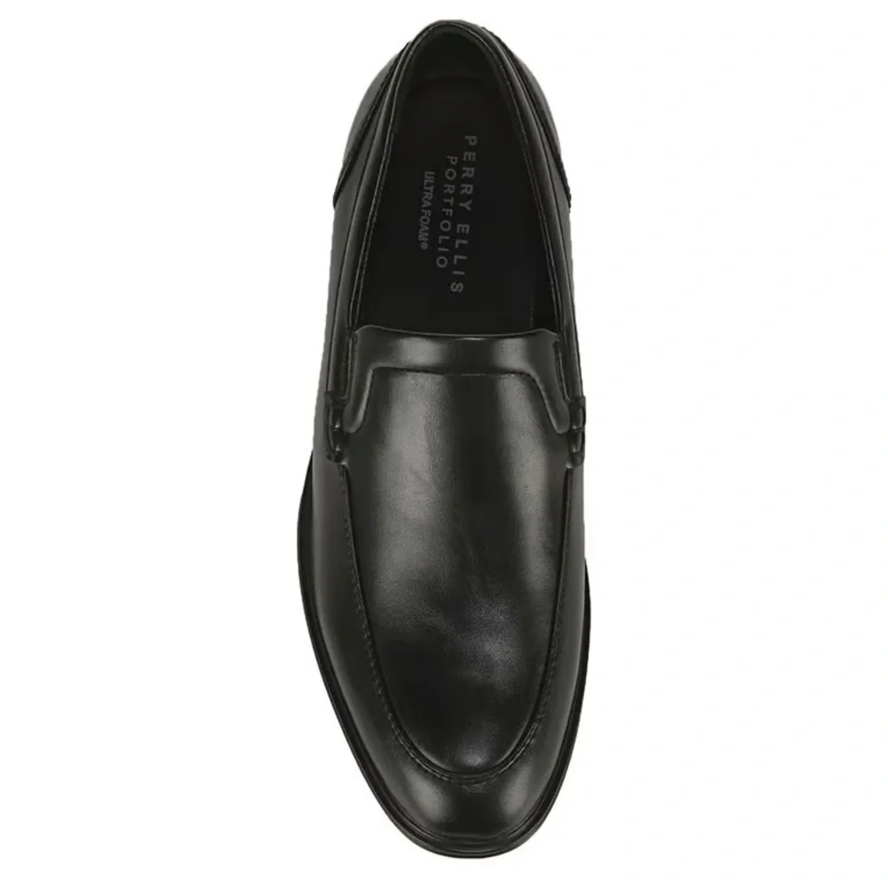NEW Perry Ellis Konrad Plain Toe Loafer